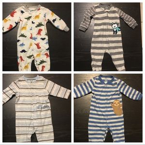 9 Month Pajamas - 4 pair